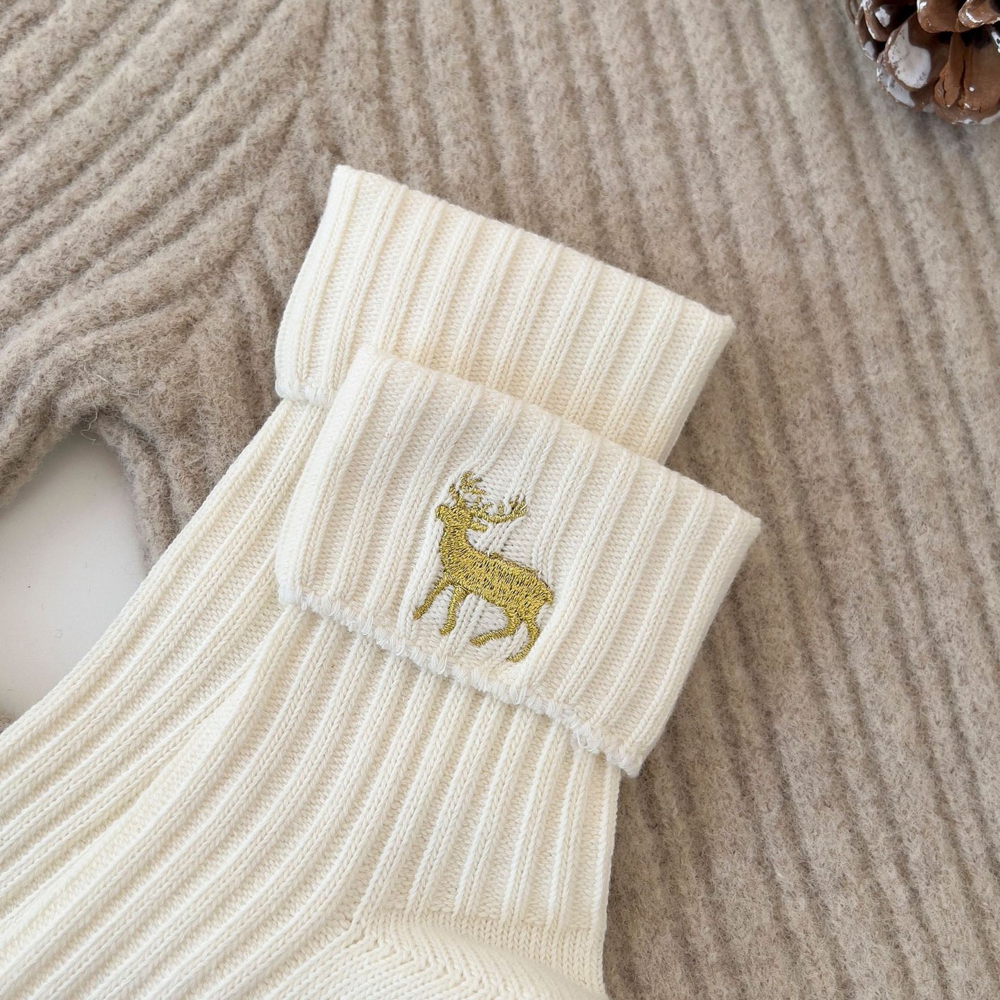 Women's Mid-Tube Socks Christmas Socks Gift Box