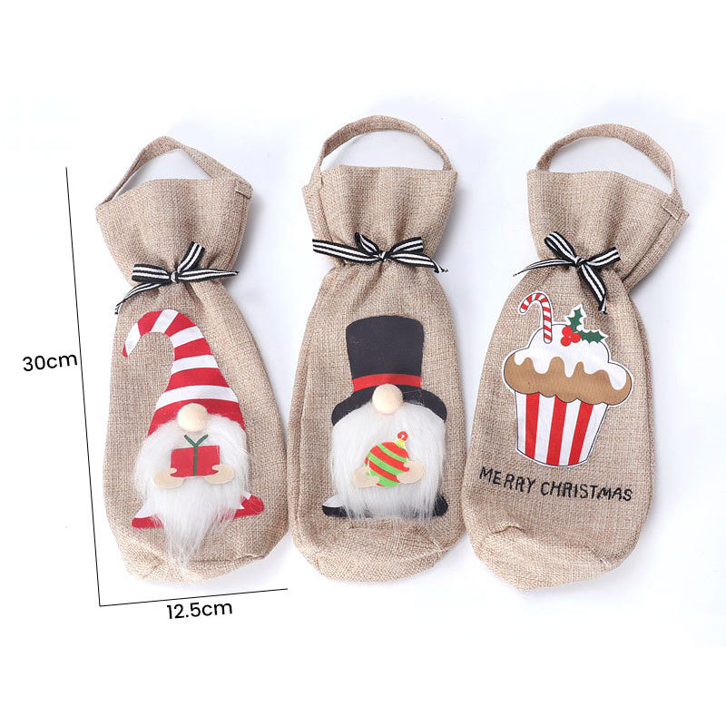 Christmas Portable Wine Bottle Holder