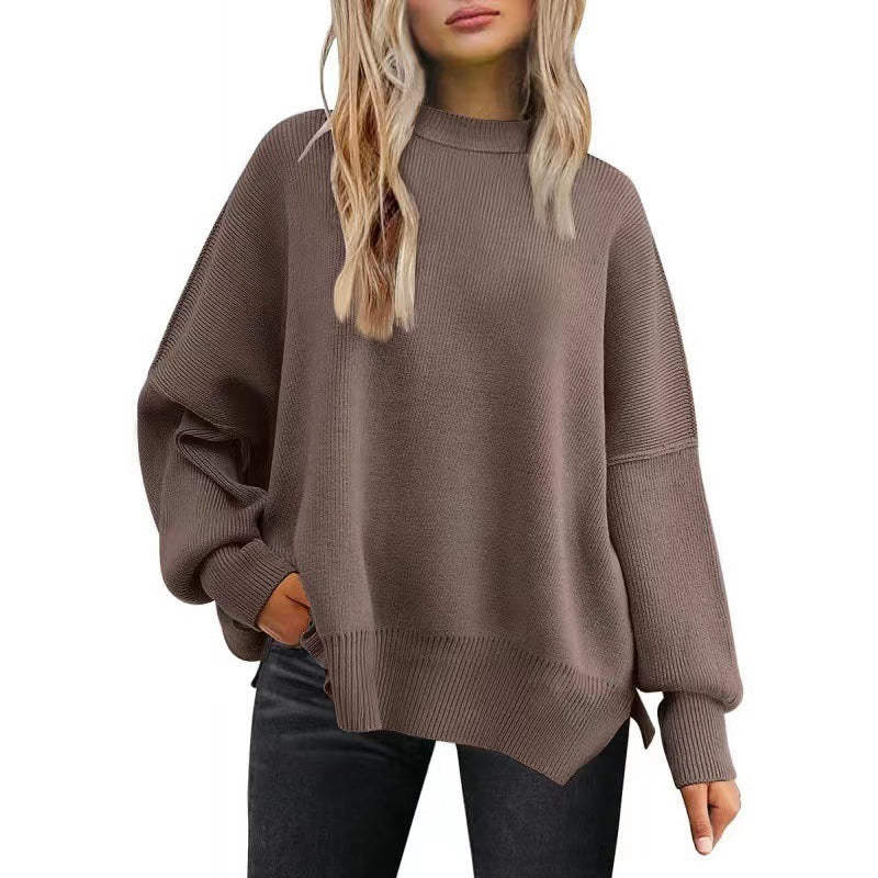 Women's Oversized Batwing Sweater Fall Pullover