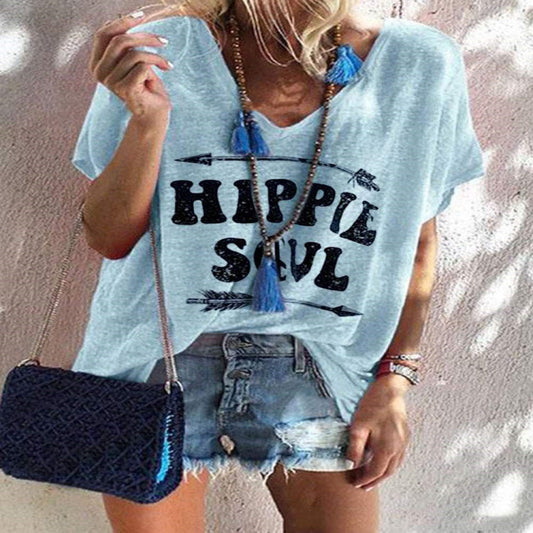 Hippie Soul Printed Short Sleeves