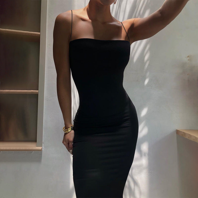 Women's Sexy Suspender Fashion Slim Dress