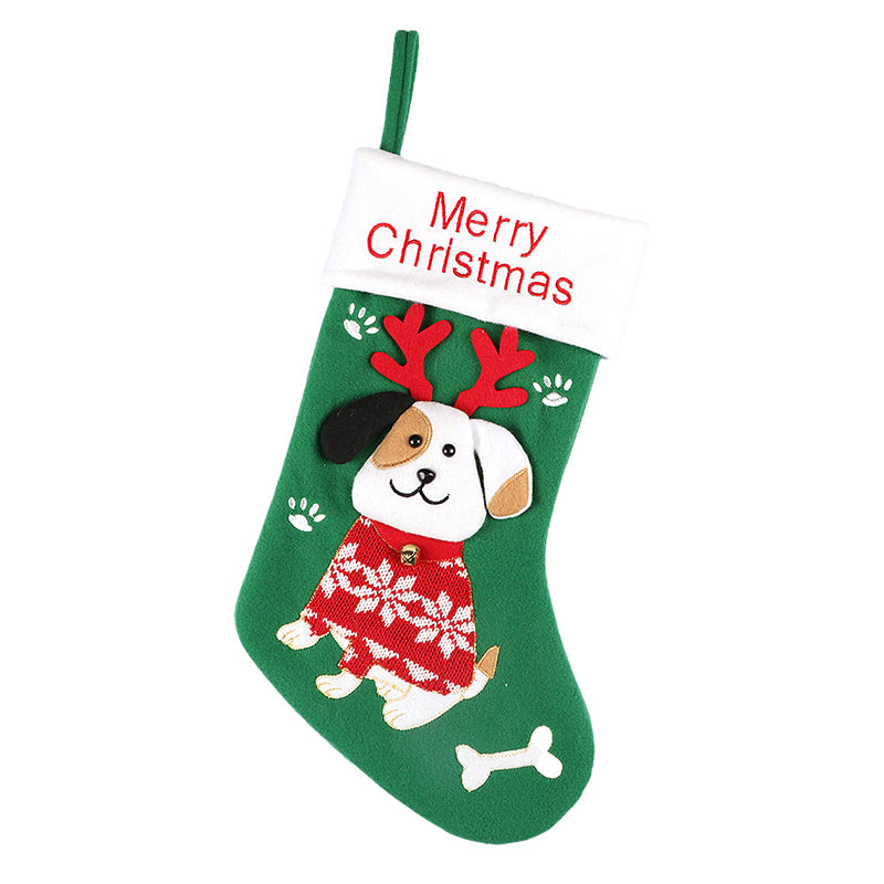 Cute Cat And Dog Christmas Stockings