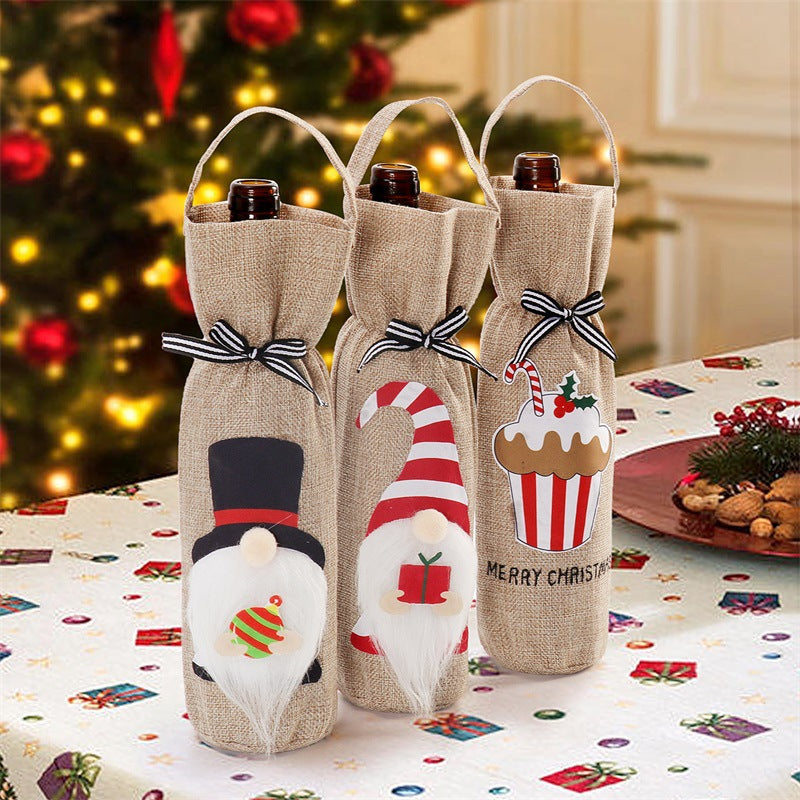 Christmas Portable Wine Bottle Holder