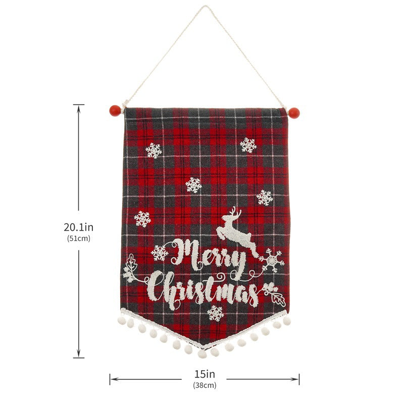Hanging Flag Christmas Decorations