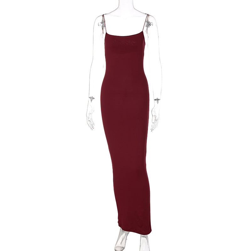 Women's Sexy Suspender Fashion Slim Dress