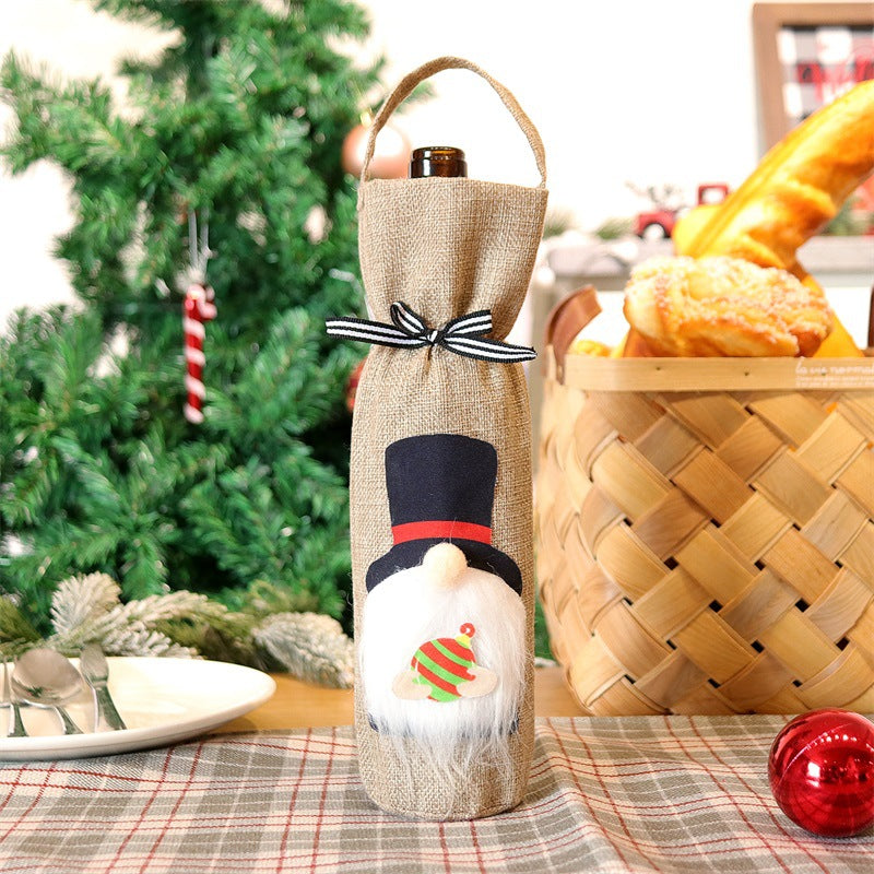 Christmas Portable Wine Bottle Holder