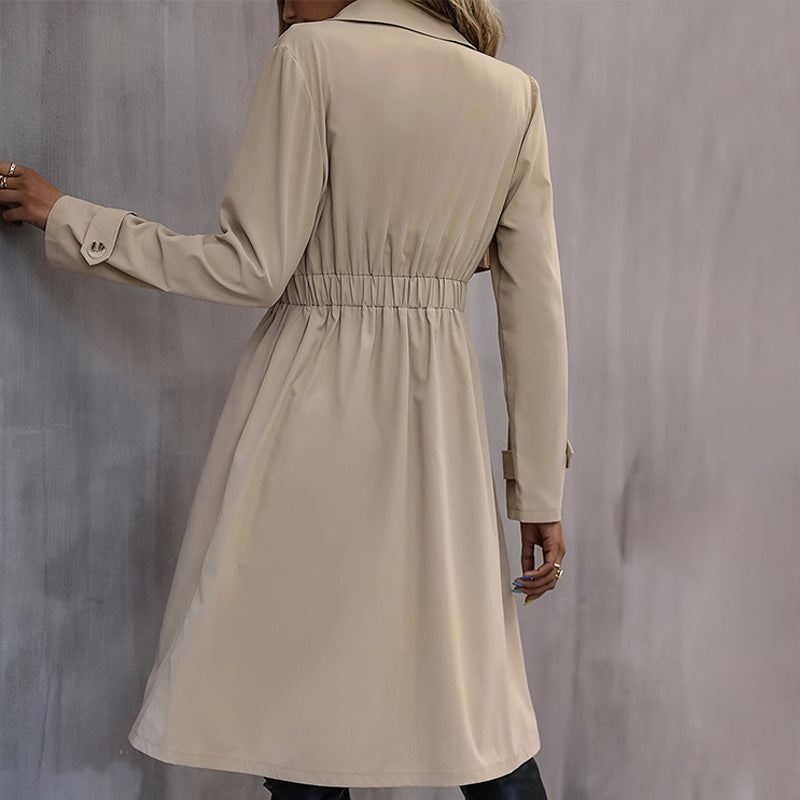 British Long Trench Coat Jacket for Women