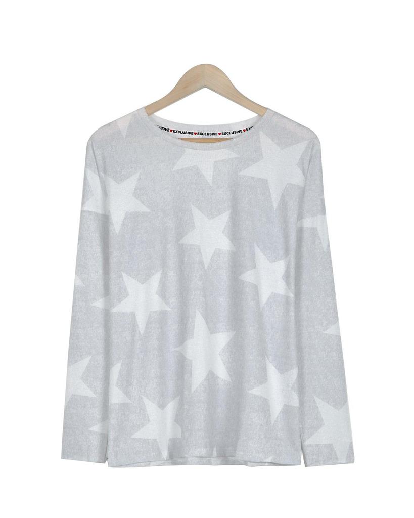 Comfy Crew Neck Long Sleeve Top