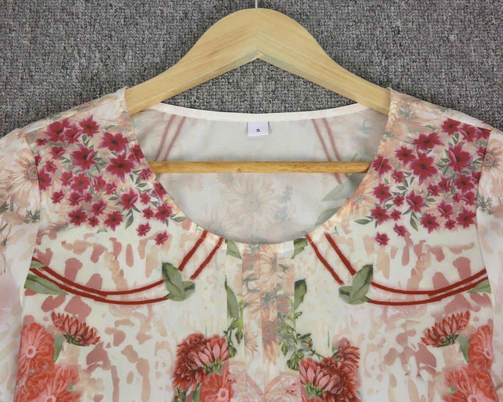 Groovy Print Short Sleeve Top