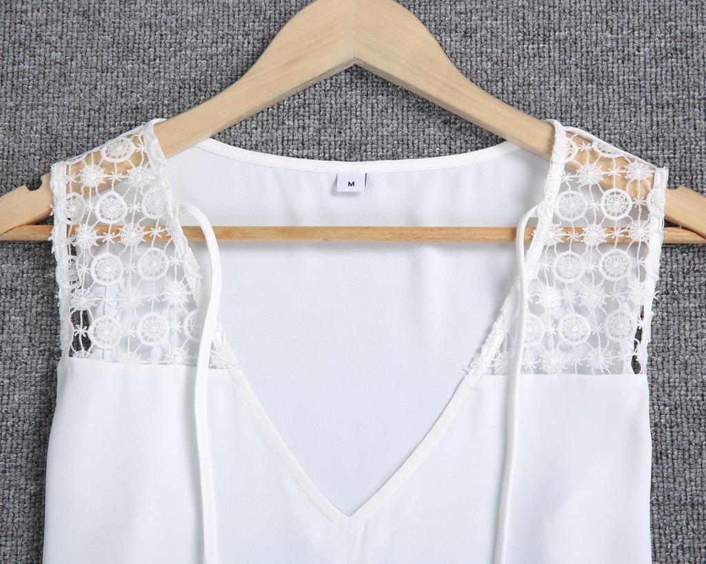 Classy White Plain Sleeveless Mini Dress