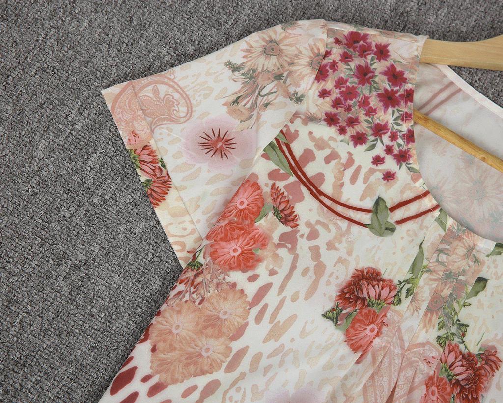 Groovy Print Short Sleeve Top
