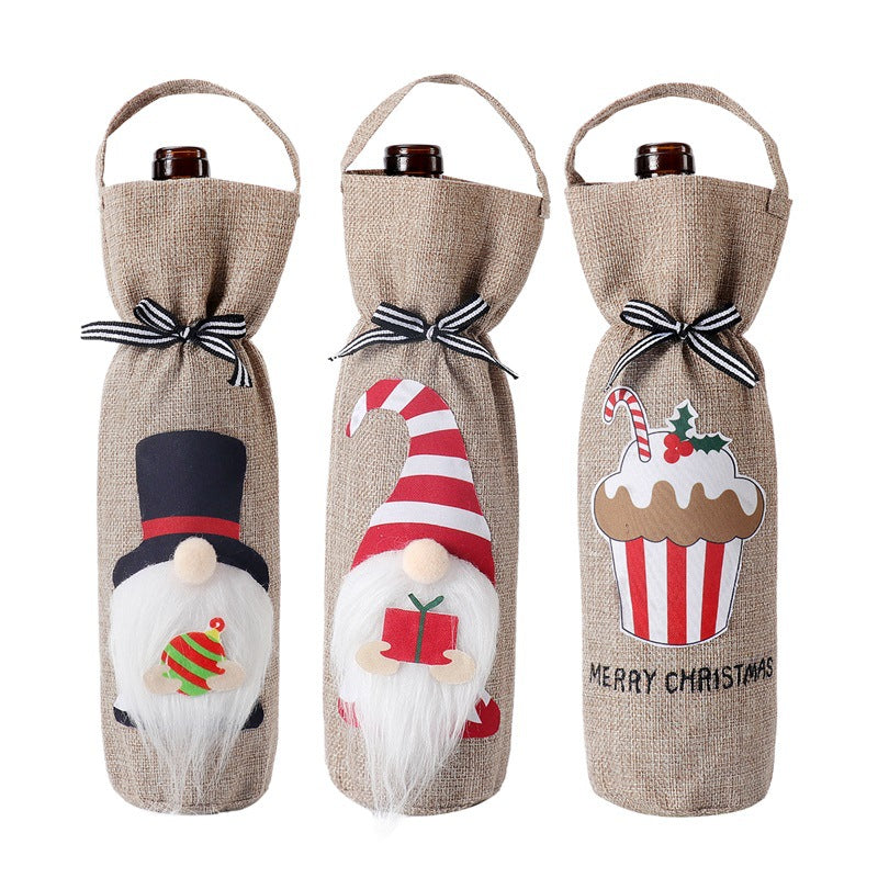 Christmas Portable Wine Bottle Holder