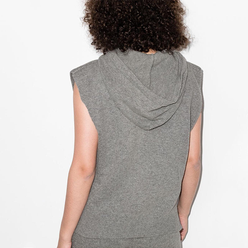 Sleeveless Hoodie Shorts Set