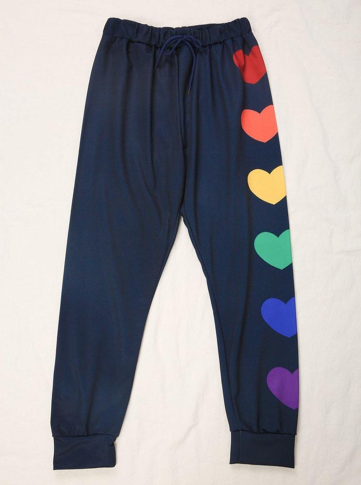 Full of Pride Heart Print Loungewear Set