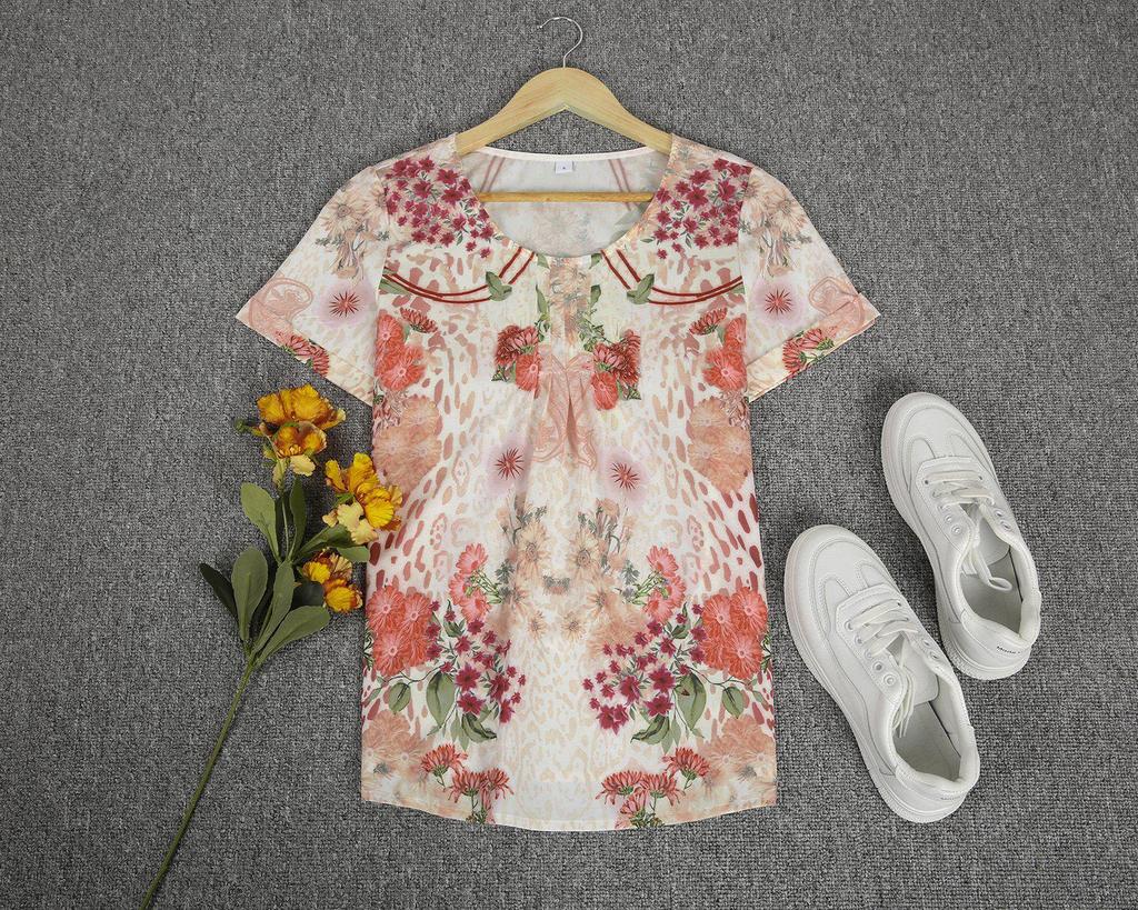 Groovy Print Short Sleeve Top