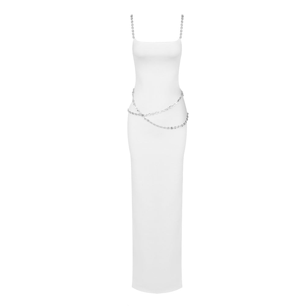 Women's Long Cami Party Dress Sexy Sleeveless Evening Gown