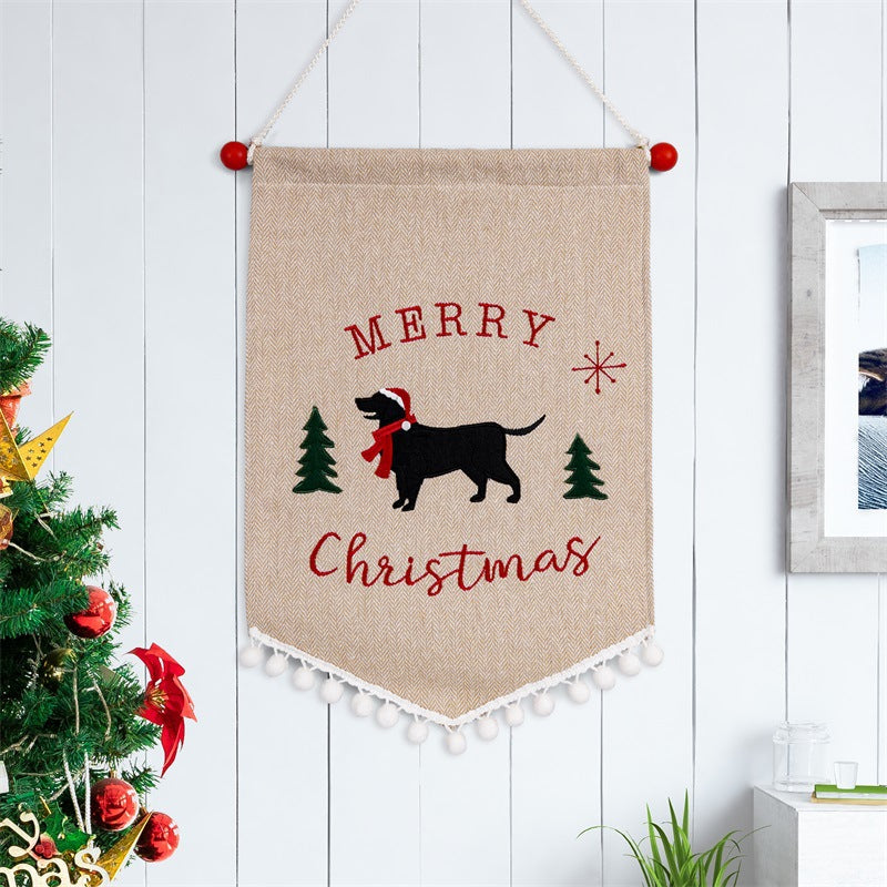 Hanging Flag Christmas Decorations