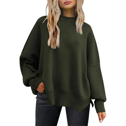 Women's Oversized Batwing Sweater Fall Pullover