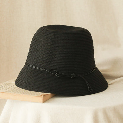 Foldable Bucket Hat Straw Hat
