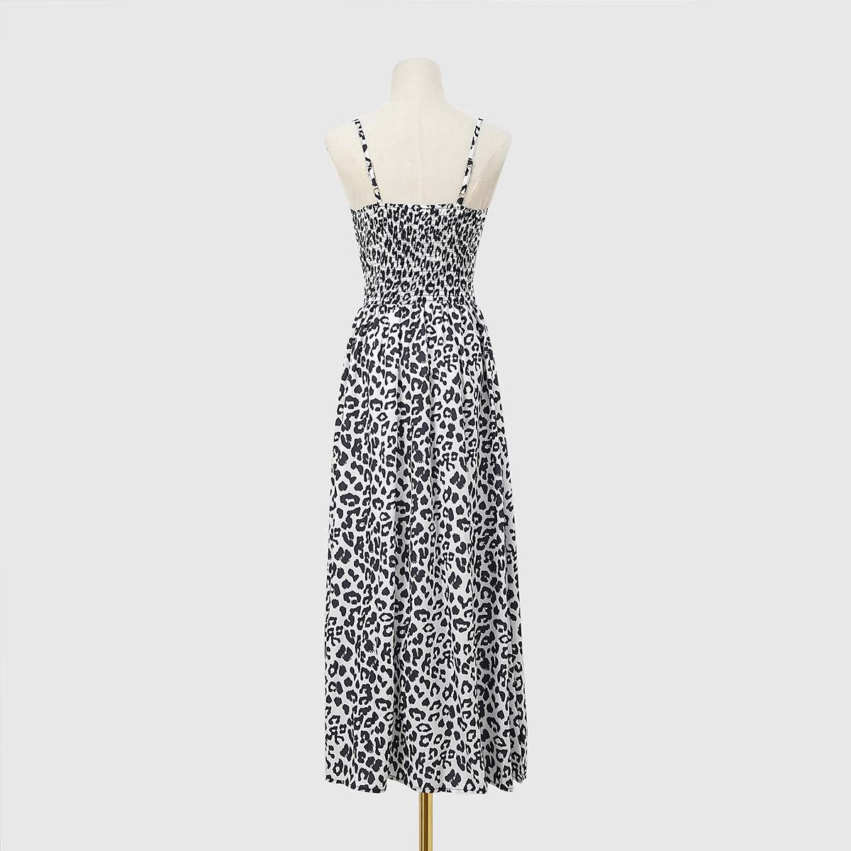 Leopard Printed Maxi Cami Dress