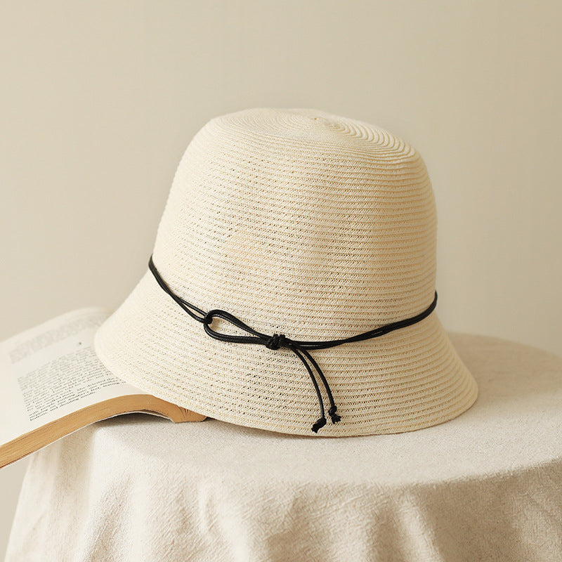 Foldable Bucket Hat Straw Hat