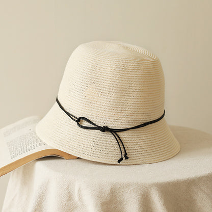 Foldable Bucket Hat Straw Hat