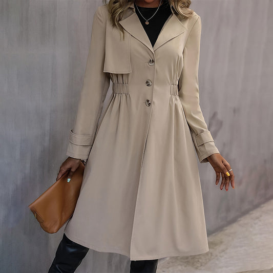 British Long Trench Coat Jacket for Women