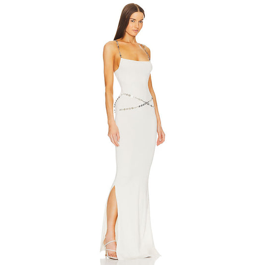 Women's Long Cami Party Dress Sexy Sleeveless Evening Gown