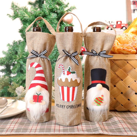 Christmas Portable Wine Bottle Holder
