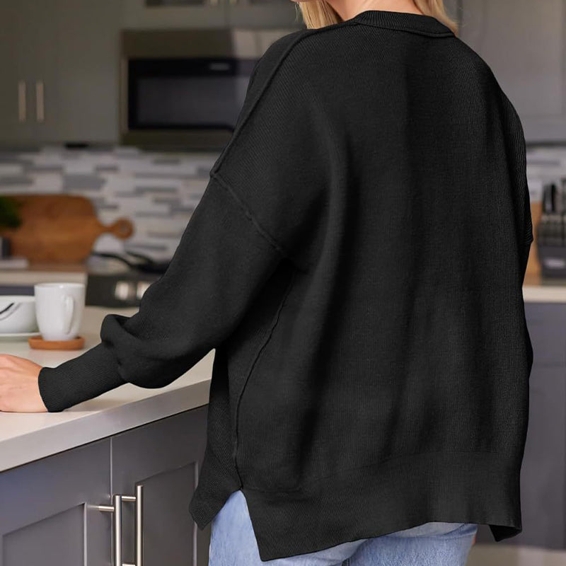 Women's Oversized Batwing Sweater Fall Pullover