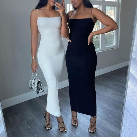 Women's Sexy Suspender Fashion Slim Dress