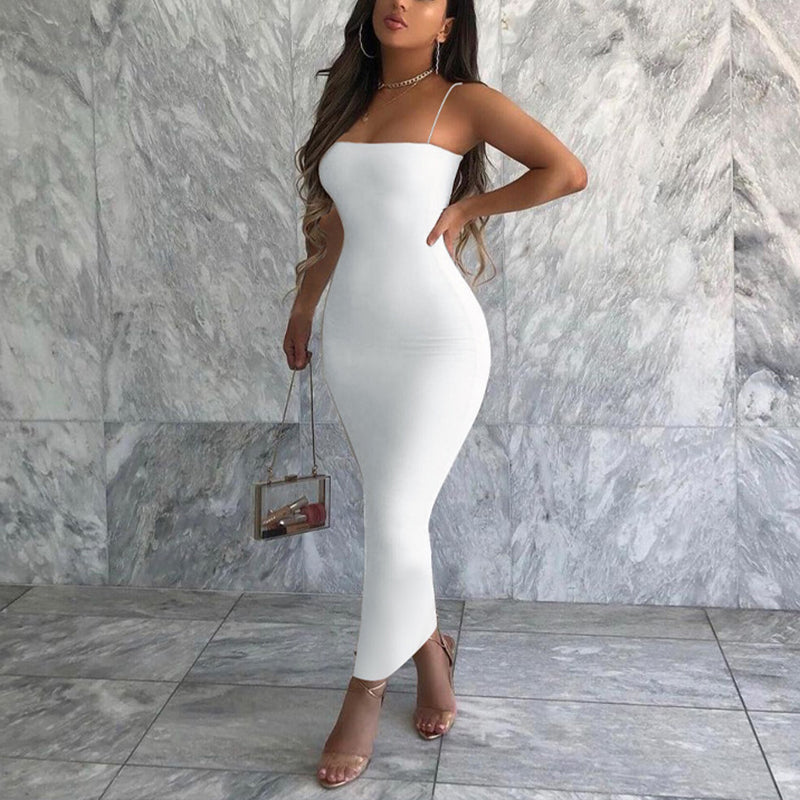 Women's Sexy Suspender Fashion Slim Dress