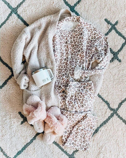 Well Rested Leopard Print Set