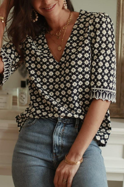 As Pretty As You Are Embroidered Blouse