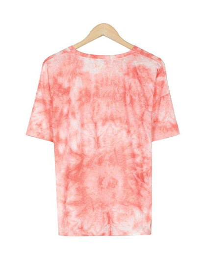 Sweet Print Short Sleeve Top