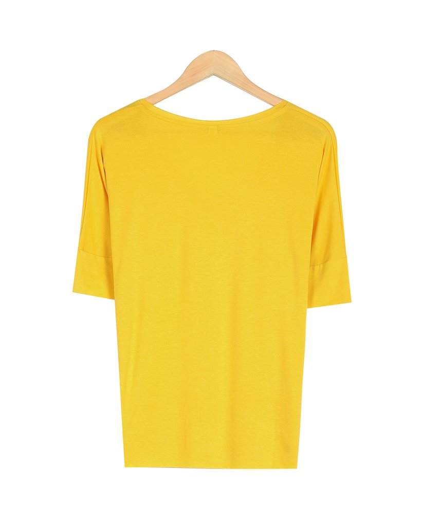 Youthful Flower Print Short Sleeve Top