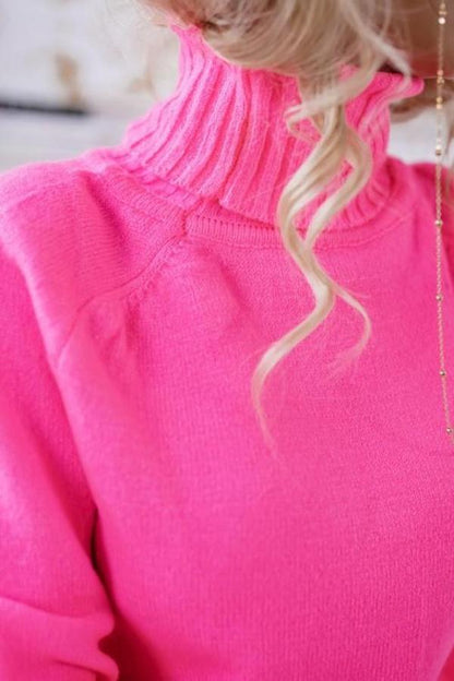 Brighter Than The Sun Pink Sweater