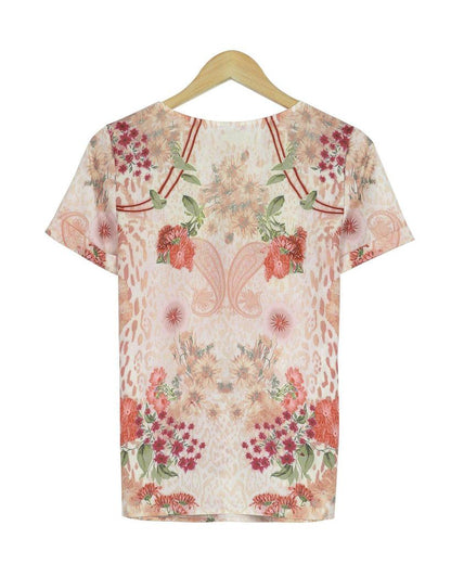 Groovy Print Short Sleeve Top