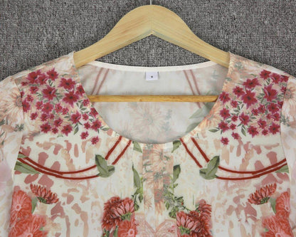 Groovy Print Short Sleeve Top