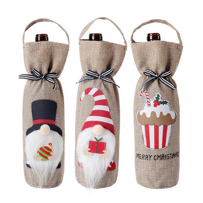 Christmas Portable Wine Bottle Holder