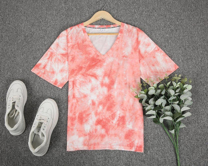 Sweet Print Short Sleeve Top