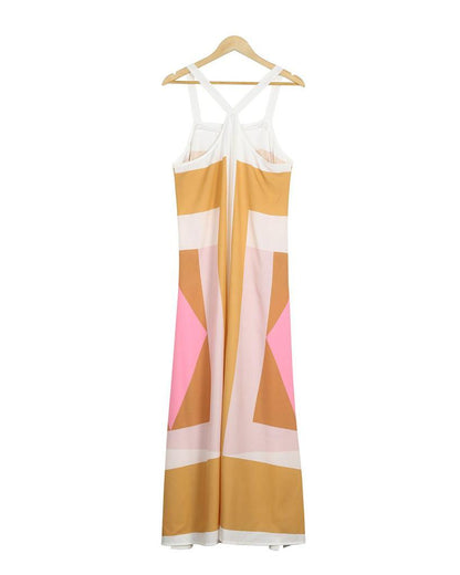 Poolside Glamour Maxi Dress