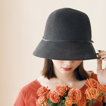 Foldable Bucket Hat Straw Hat