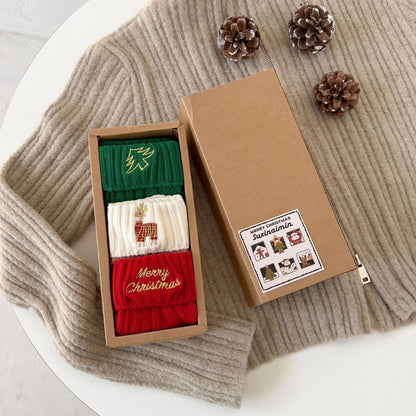 Women's Mid-Tube Socks Christmas Socks Gift Box