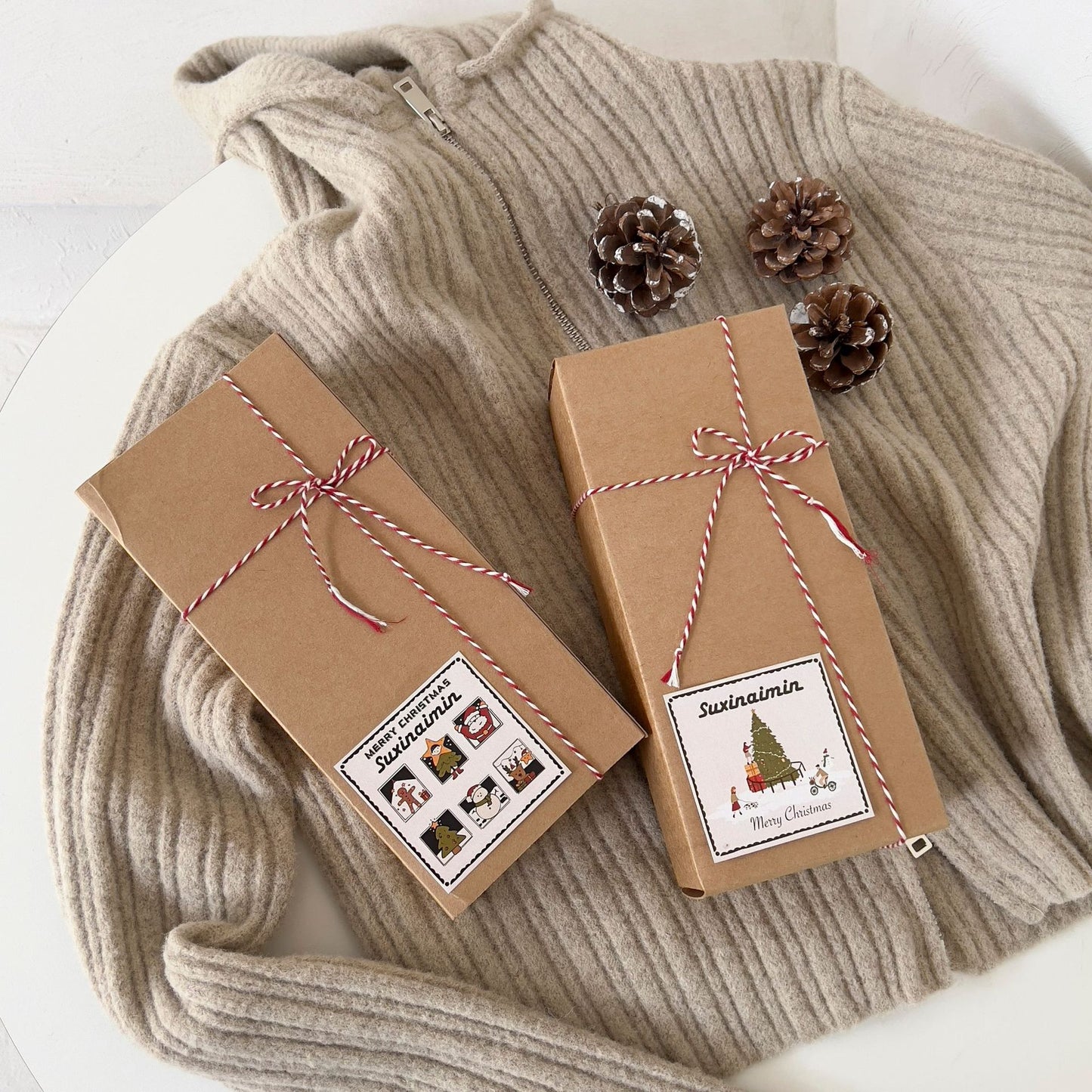 Women's Mid-Tube Socks Christmas Socks Gift Box