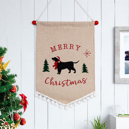 Hanging Flag Christmas Decorations